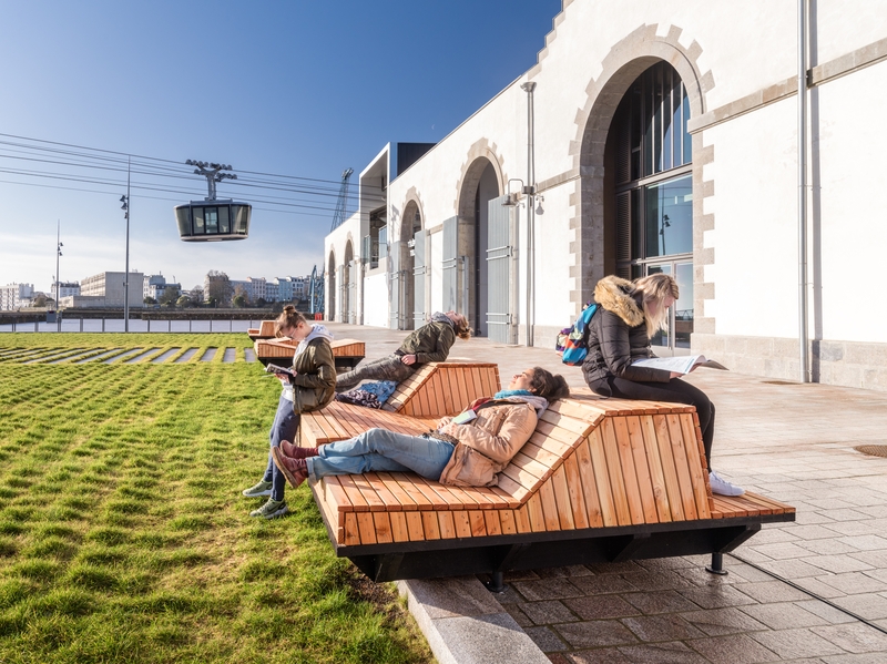 Parvis des Ateliers des Capucins - © Mathieu Le Gall