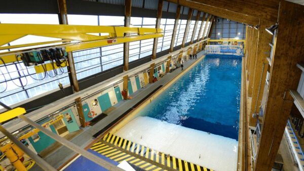 Le bassin profond à houle de Ifremer Brest