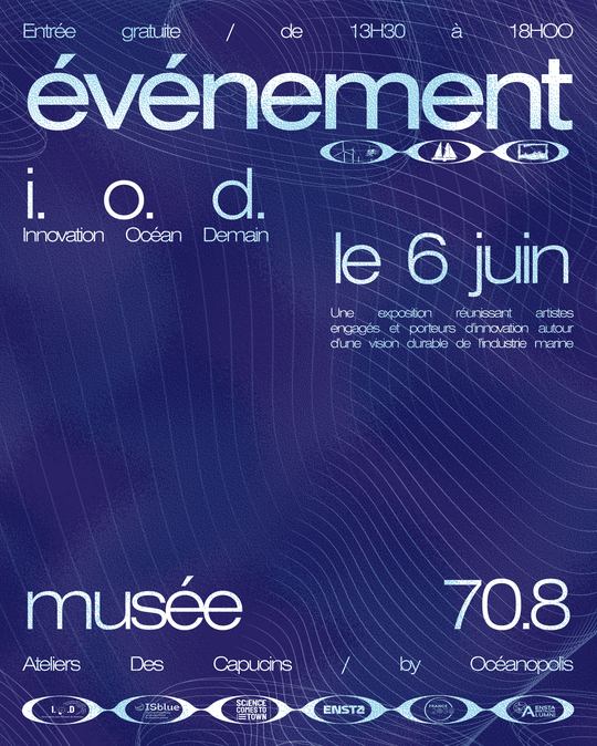 Affiche IOD (Innovation Océan de Demain) - ENSTA - 70.8 - 6 juin 2026