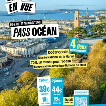 Vom 04/07 bis zum 30/08 : 1 city pass, 4 symbolträchtige Orte in Brest